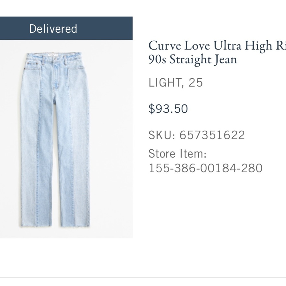 Abercrombie Jeans barely worn
